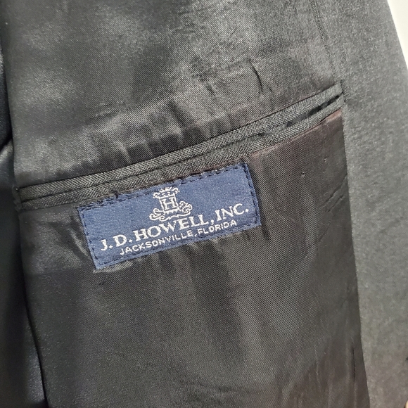 27) BURBERRYS' Vintage Blazer Pure Wool USA Made Sz. 40 - Picture 4 of 10